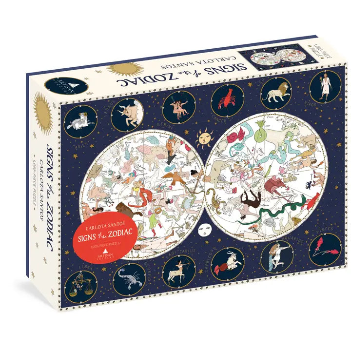 Signs of the Zodiac, 1000 Piece Puzzle