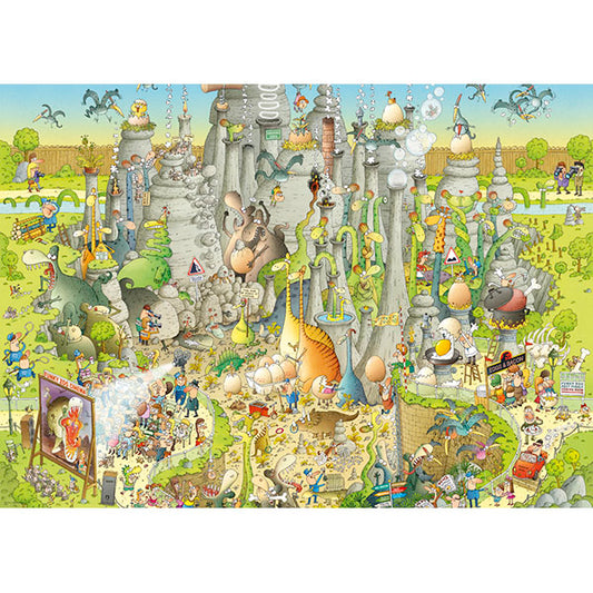 Jurassic Habitat by Marino Degano, 1000 Piece Puzzle