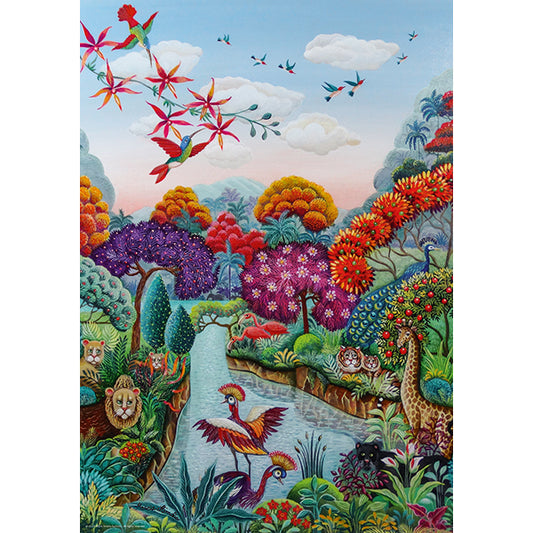 Exotic Garden - Plant Paradise by Marie Amalia Bartolini, 500 Piece Puzzle
