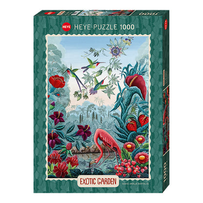 Exotic Garden - Bird Paradise by Marie Amalia Bartolini, 1000 Piece Puzzle