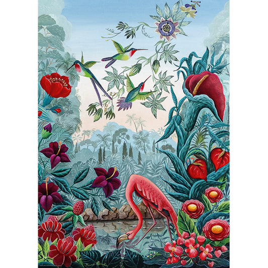 Exotic Garden - Bird Paradise by Marie Amalia Bartolini, 1000 Piece Puzzle