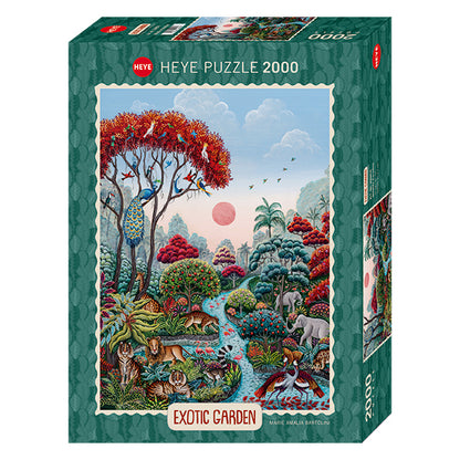 Exotic Garden - Wildlife Paradise by Marie Amalia Bartolini, 2000 Piece Puzzle