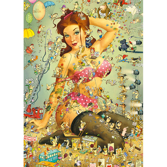 Insta-Girl's Life by Marino Degano, 1000 Piece Puzzle