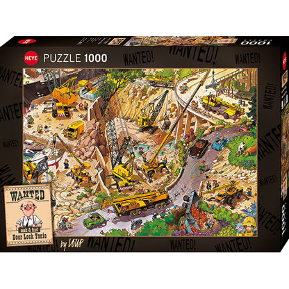 Wanted! by Loup - Door Lock Tonio by Loup, 1000 Piece Puzzle