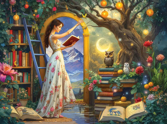 The Librarian by Iris Sage, 1000 Piece Puzzle