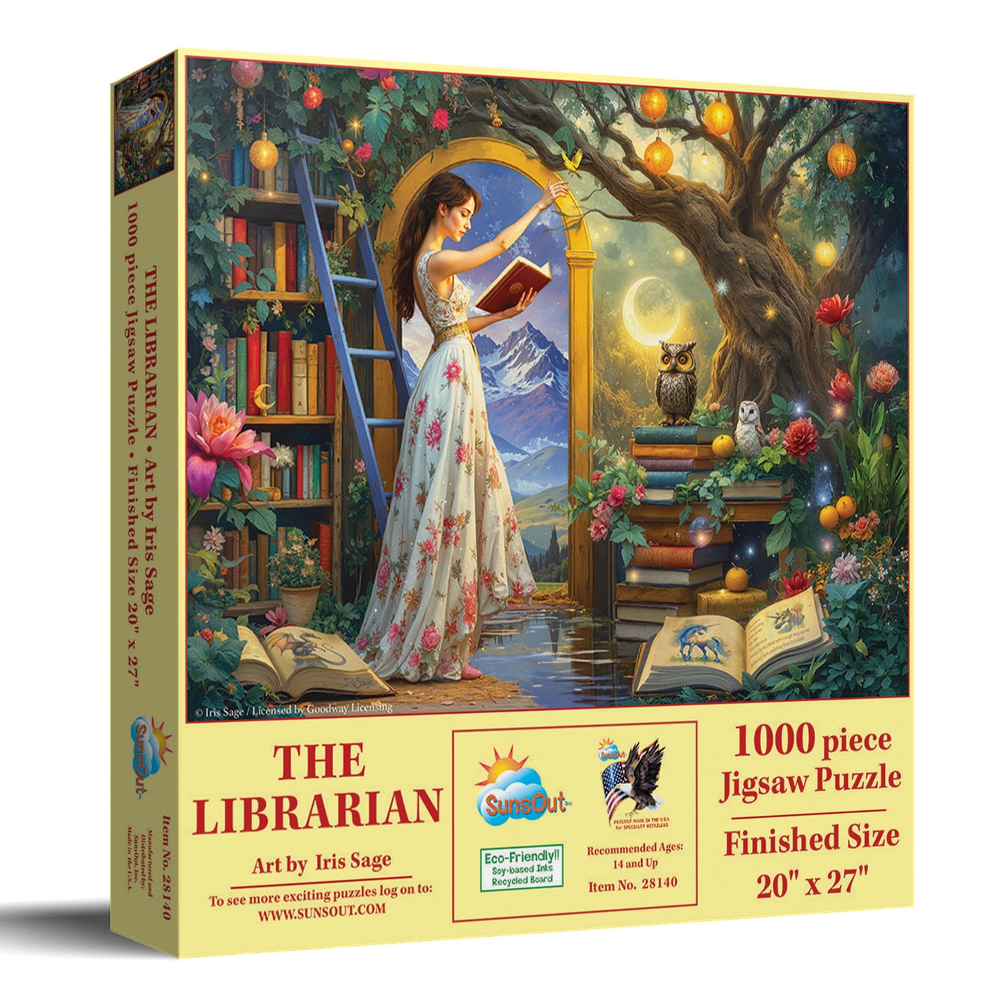 The Librarian by Iris Sage, 1000 Piece Puzzle