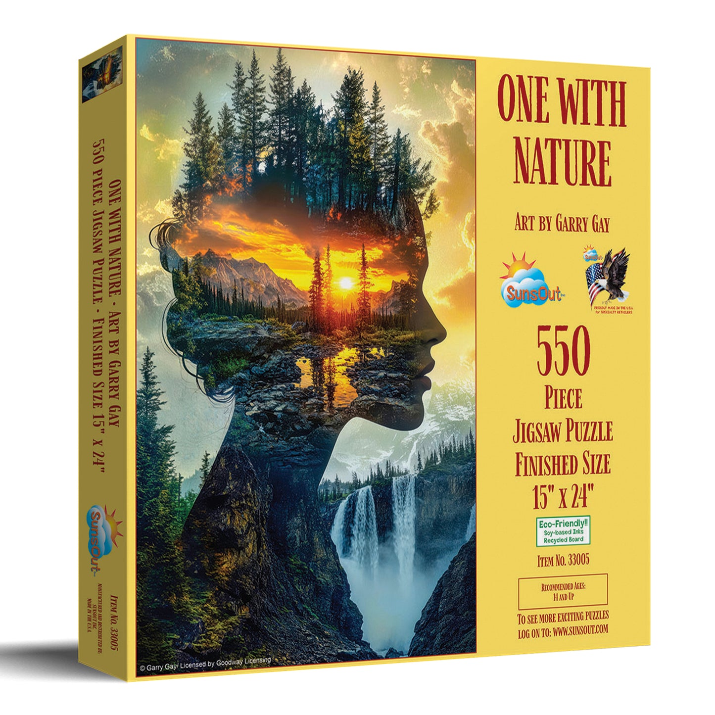 One with Nature by Garry Gay, 550 Piece Puzzle