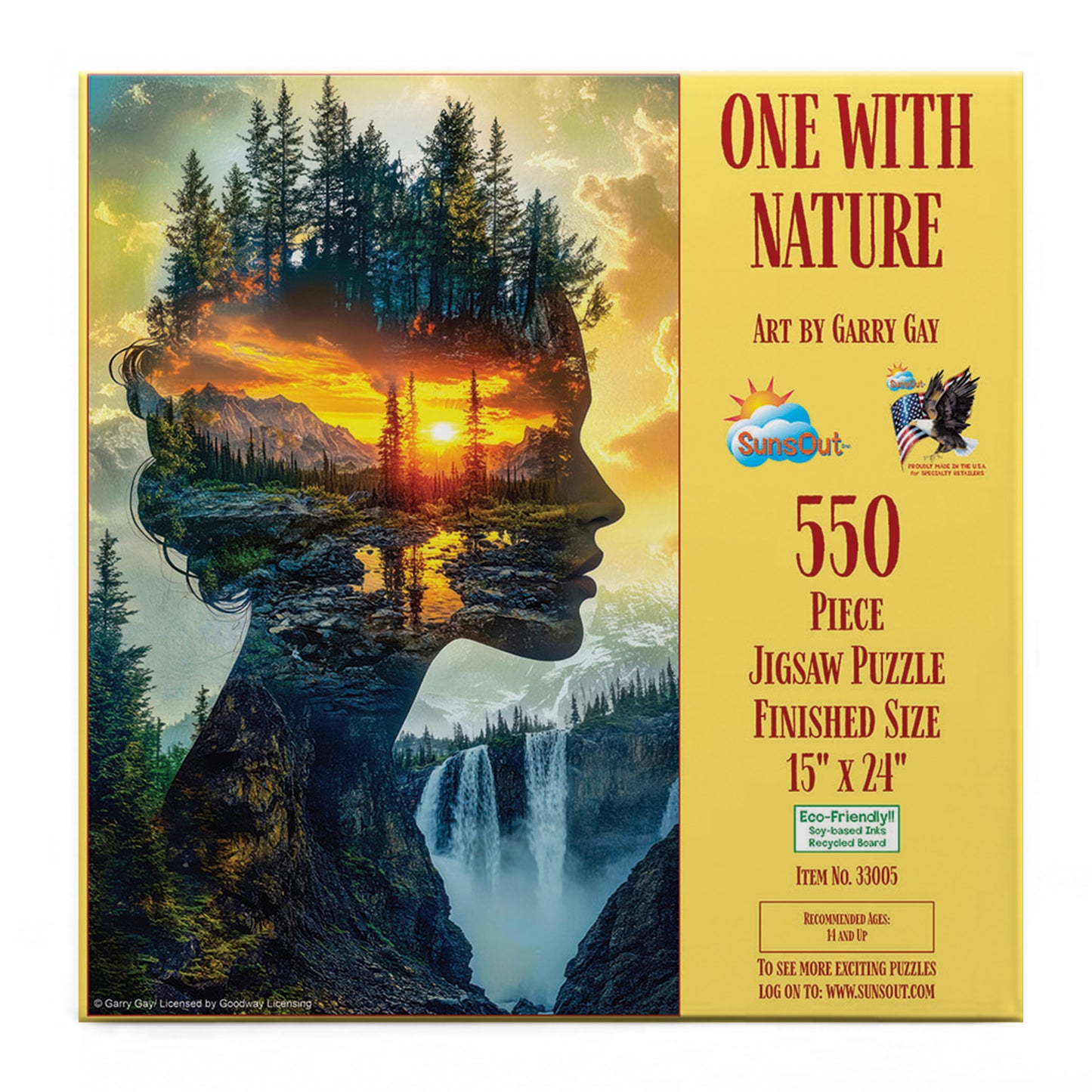 One with Nature by Garry Gay, 550 Piece Puzzle