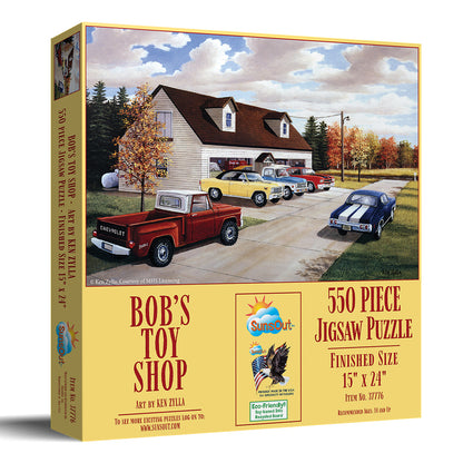 Bob's Toy Shop by Ken Zylla, 550 Piece Puzzle