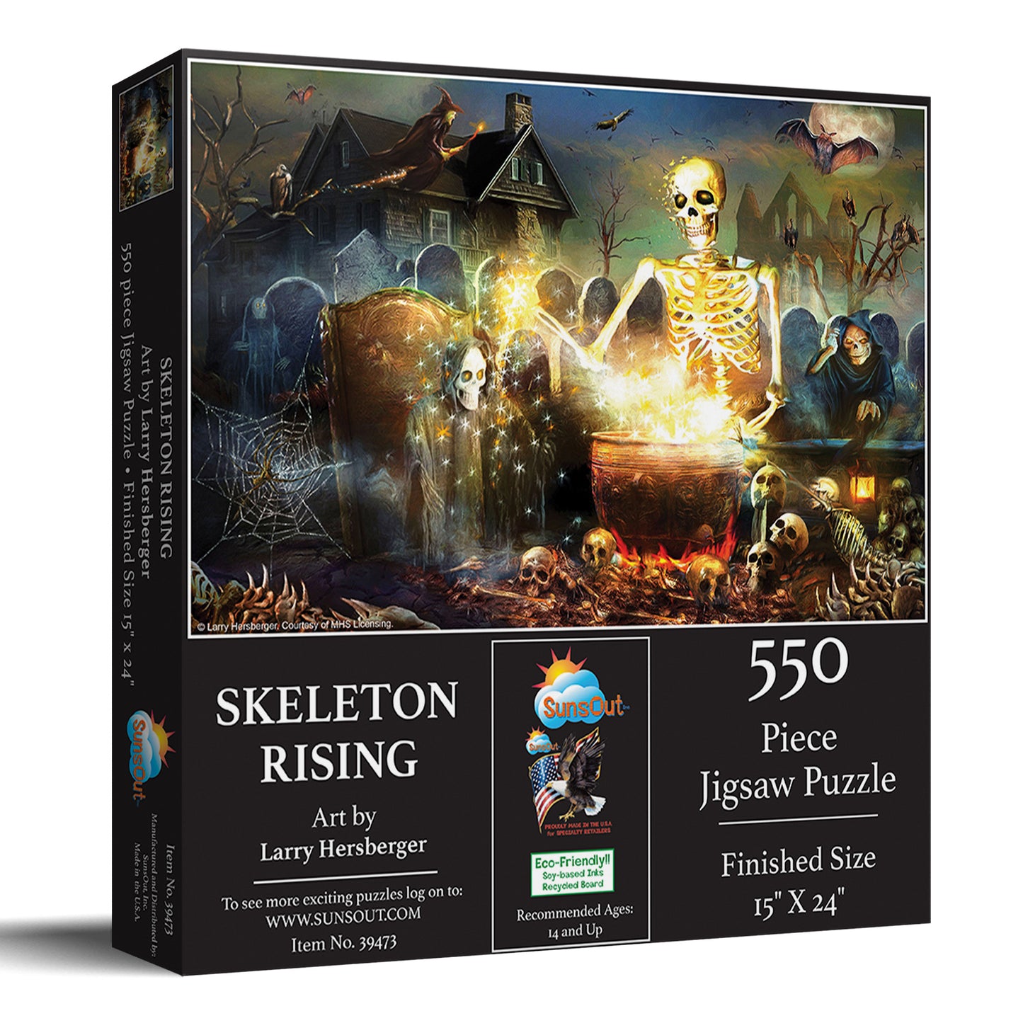 Skeleton Rising by Larry Hersberger, 550 Piece Puzzle