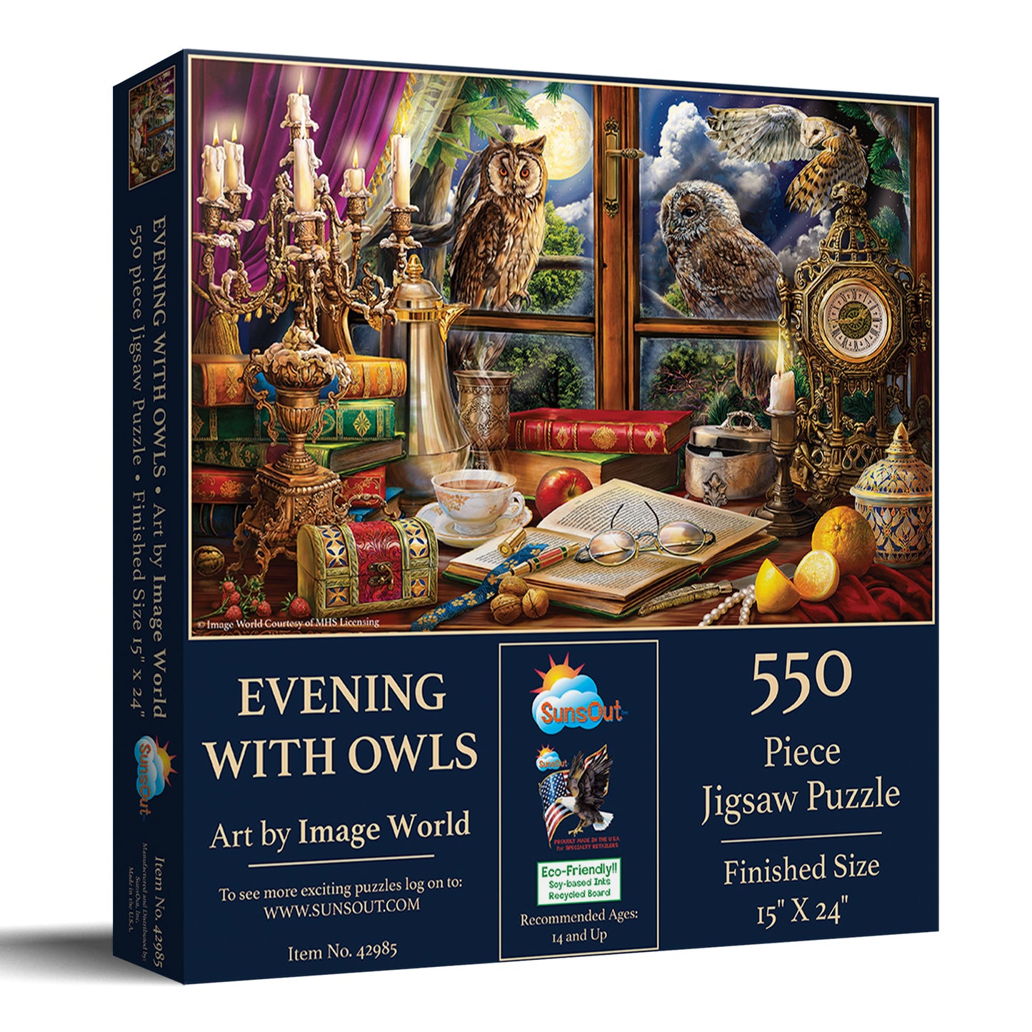 Evening With Owls by Image World, 550 Piece Puzzle