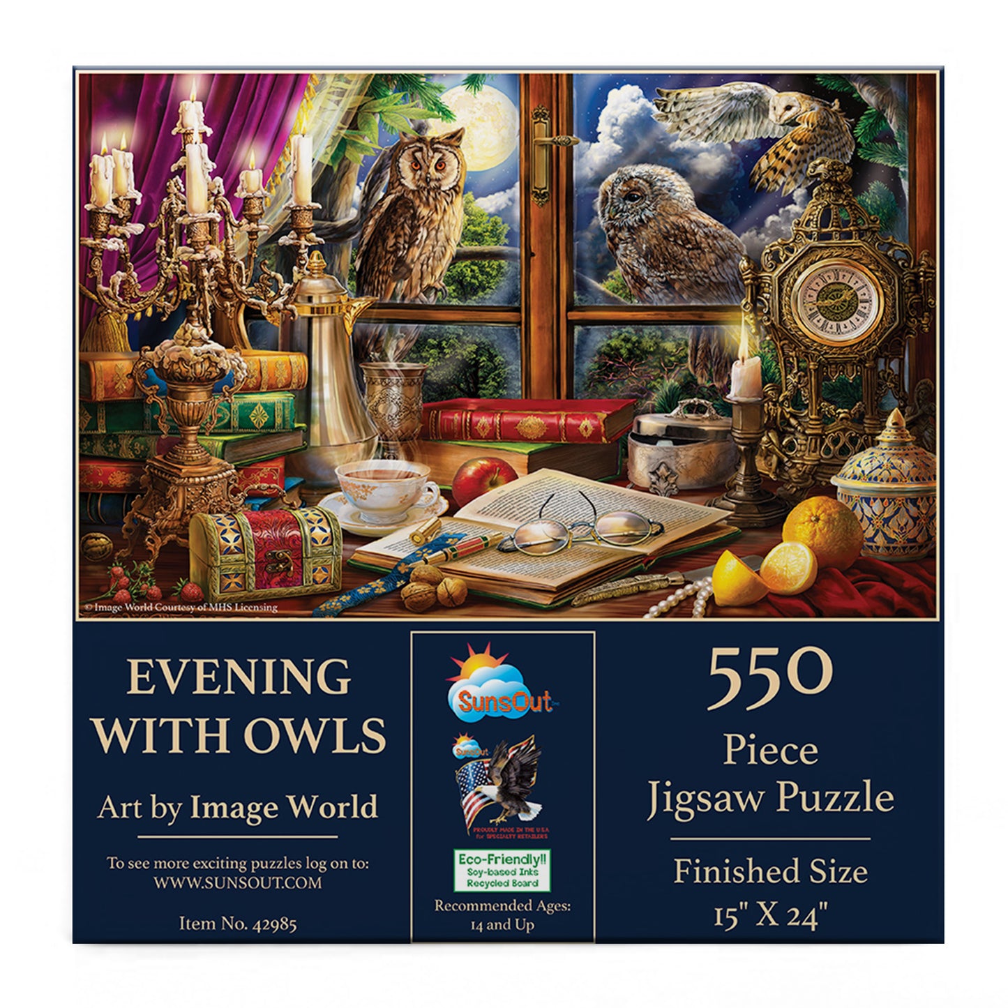 Evening With Owls by Image World, 550 Piece Puzzle