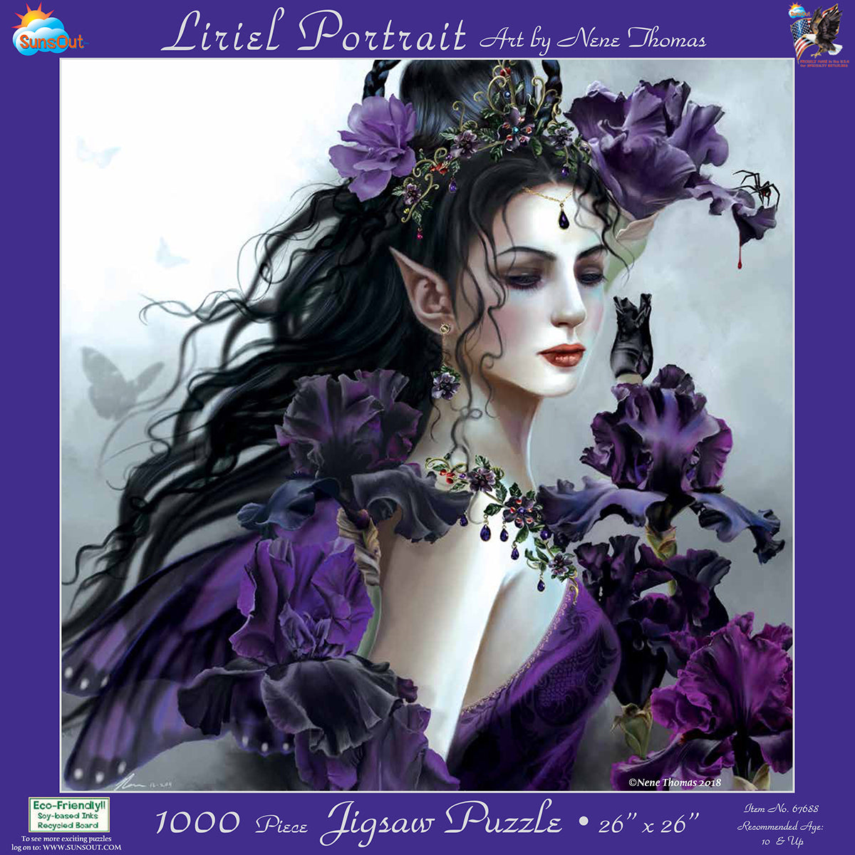 Liriel Portrait by Nene Thomas, 1000 Piece Puzzle