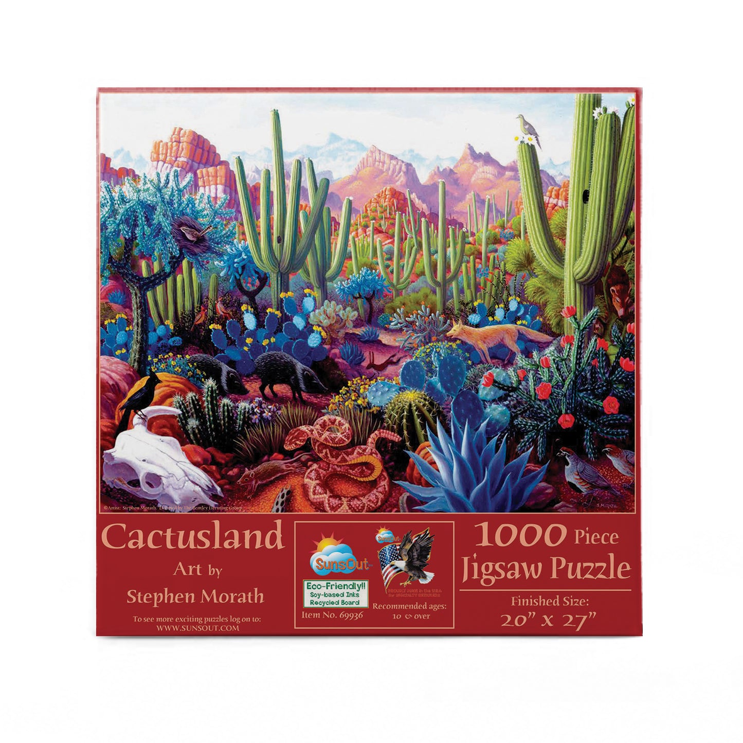 Cactusland by Stephen Morath, 1000 Piece Puzzle