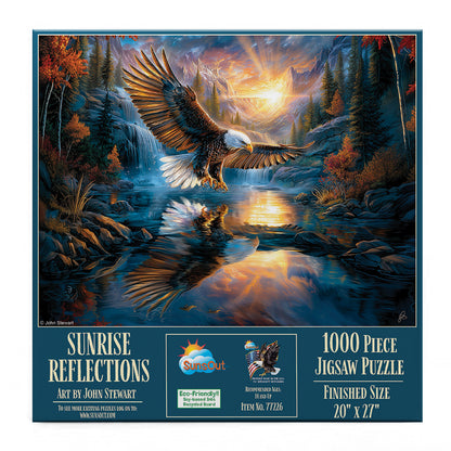 Sunrise Reflections by John Stewart, 1000 Piece Puzzle