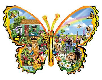 Butterfly Pals by Lori Schory, 1000 Piece Shaped Puzzle