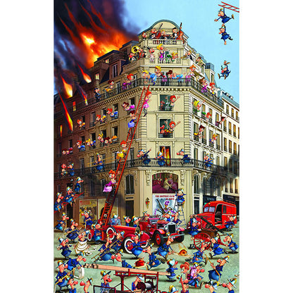 Fire Brigade by Francois Ruyer, 1000 Piece Puzzle