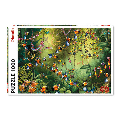 Jungle Birds by Francois Ruyer, 1000 Piece Puzzle