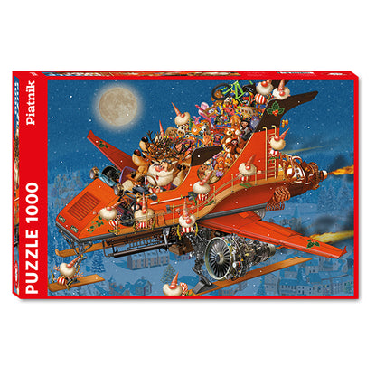 Christmas Jet by Francois Ruyer, 1000 Piece Puzzle