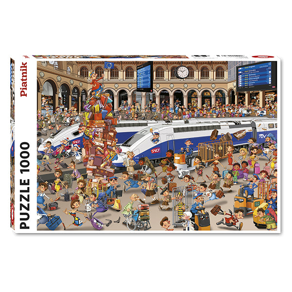 Railway Station by Francois Ruyer, 1000 Piece Puzzle
