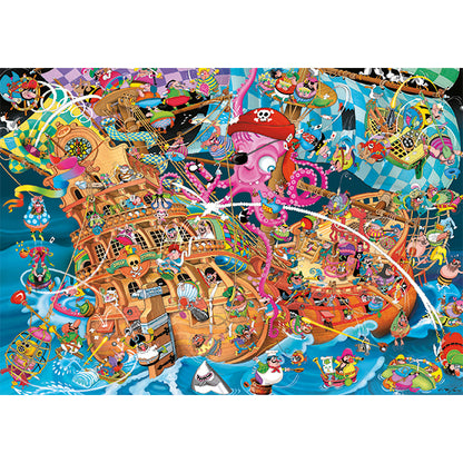 The Pink Pirate by RJ Crisp, 1000 Piece Puzzle