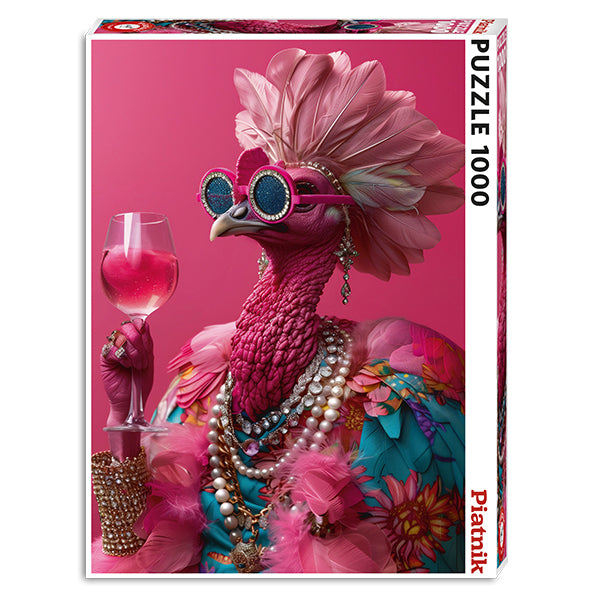 Pink Birdie from Reinders Art, 1000 Piece Puzzle