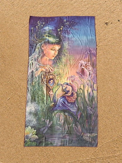 Undine by Josephine Wall, Beach Towel