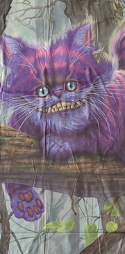 Cheshire Cat by Vincent Hie, Beach Towel