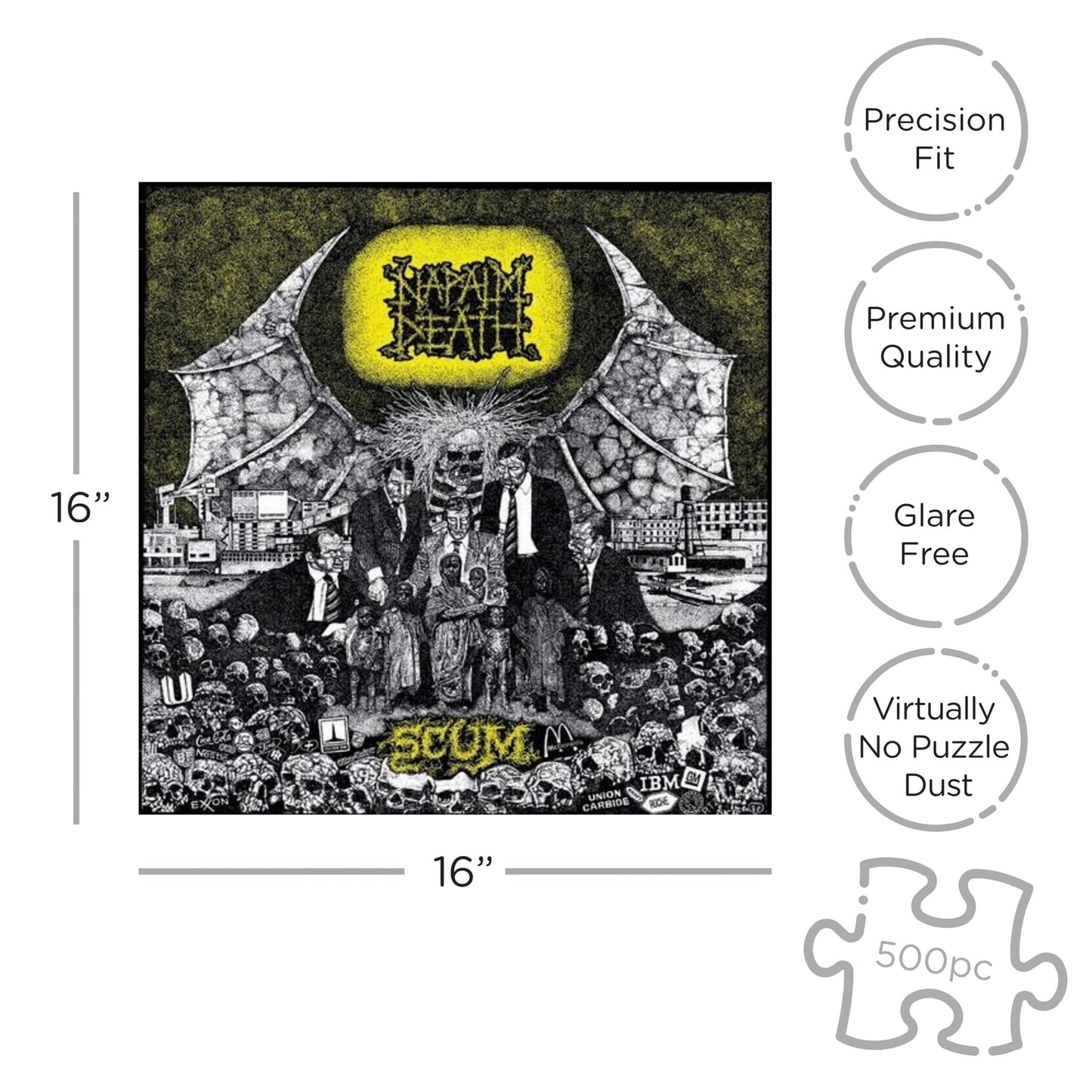 Napalm Death - Scum, 500 Piece Puzzle