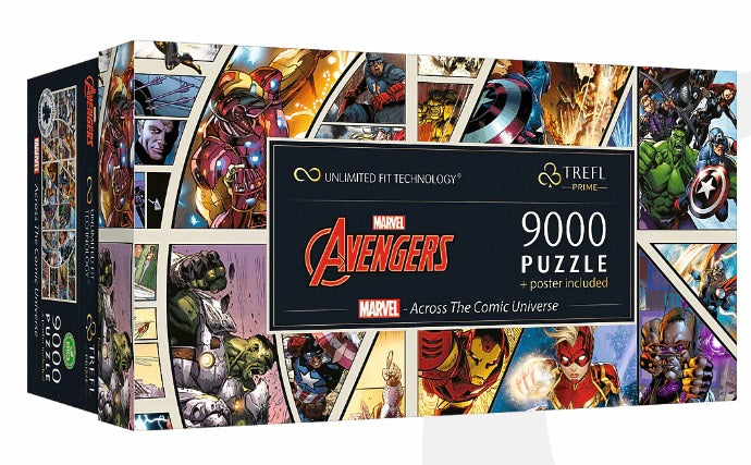 Marvel - Across The Comic Universe, 9000 Piece Puzzle