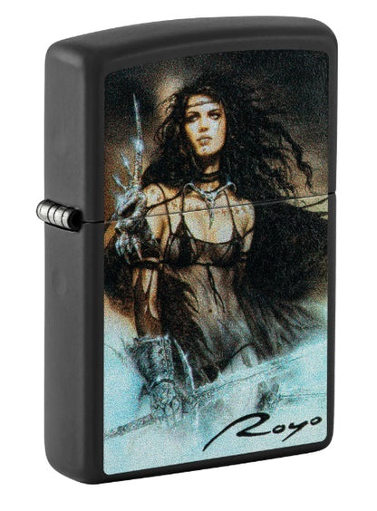 Zippo Lighter: New Malefic  by Luis Royo - Black Matte