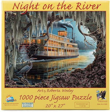 Night on the River by Roberta Wesley, 1000 Piece Puzzle