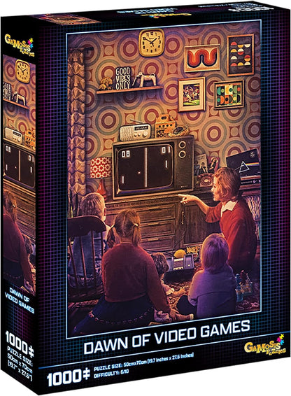 Dawn of Video Games by Rachid Lotf, 1000 Piece Puzzle