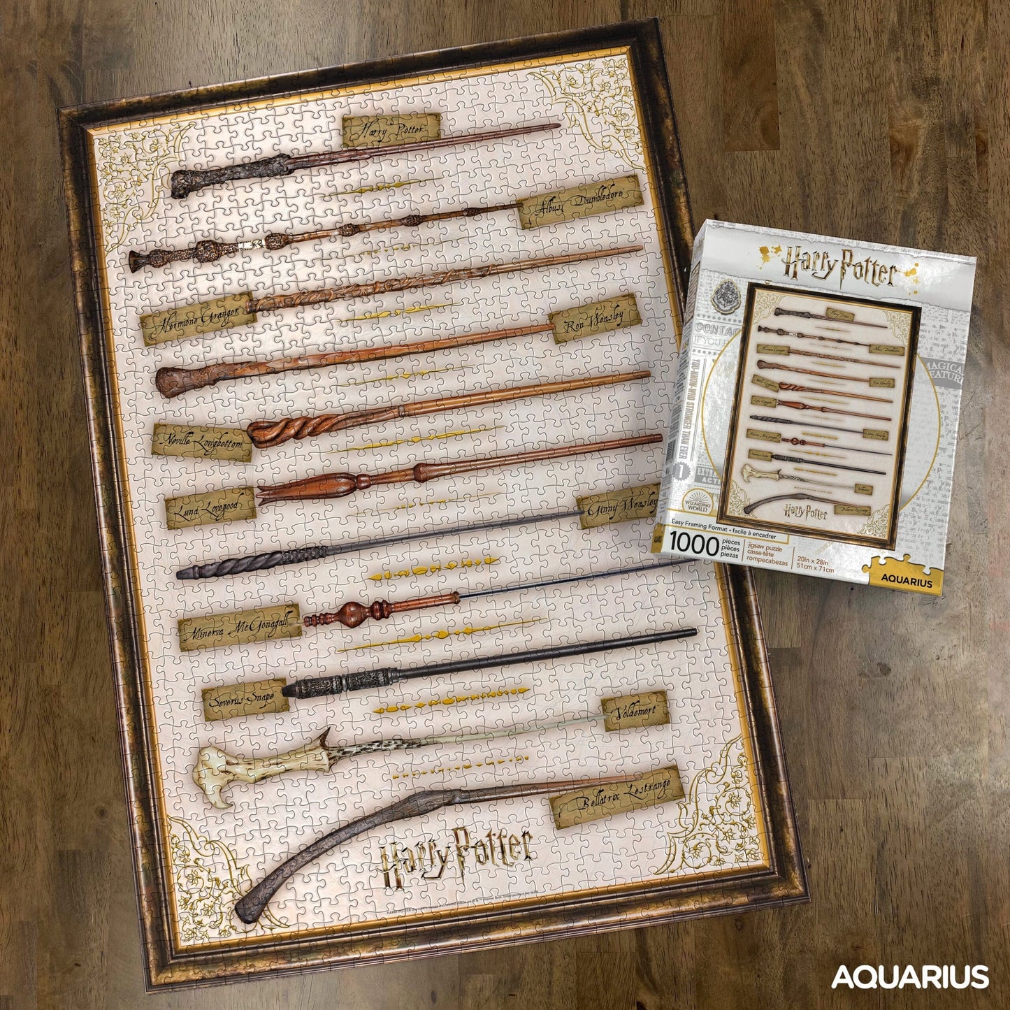 Harry Potter Wands, 1000 Piece Puzzle