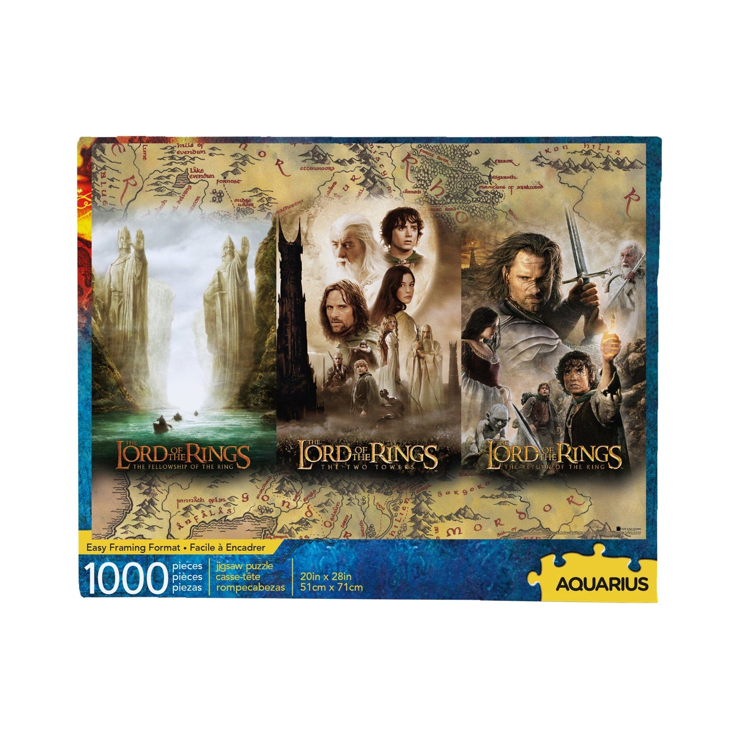 Lord of the Rings – Triptych 1000 Piece Jigsaw Puzzle