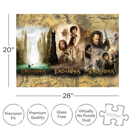 Lord of the Rings – Triptych 1000 Piece Jigsaw Puzzle