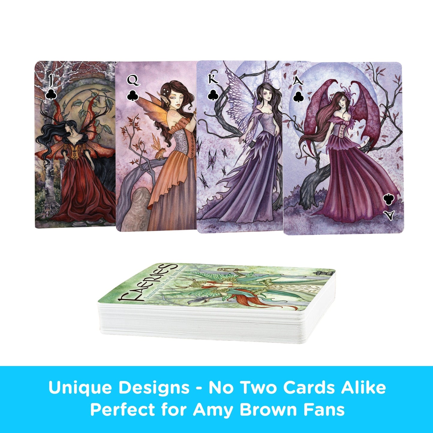 Amy Brown Faeries Playing Cards