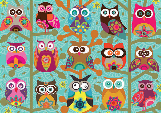 Owls by Valentina Harper, 500 Piece Puzzle