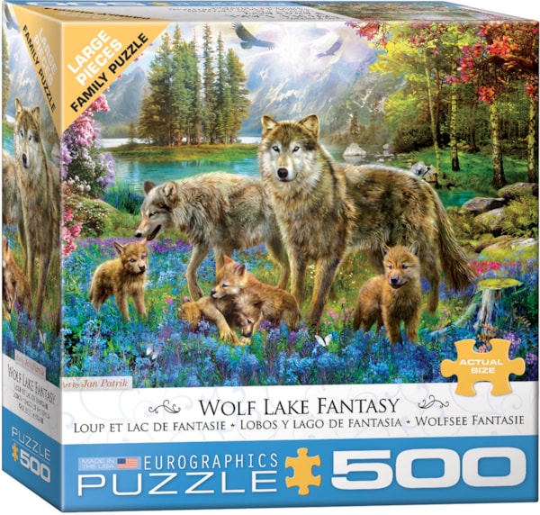 Wolf Lake Fantasy by Jan Patrik, 500 Piece Puzzle