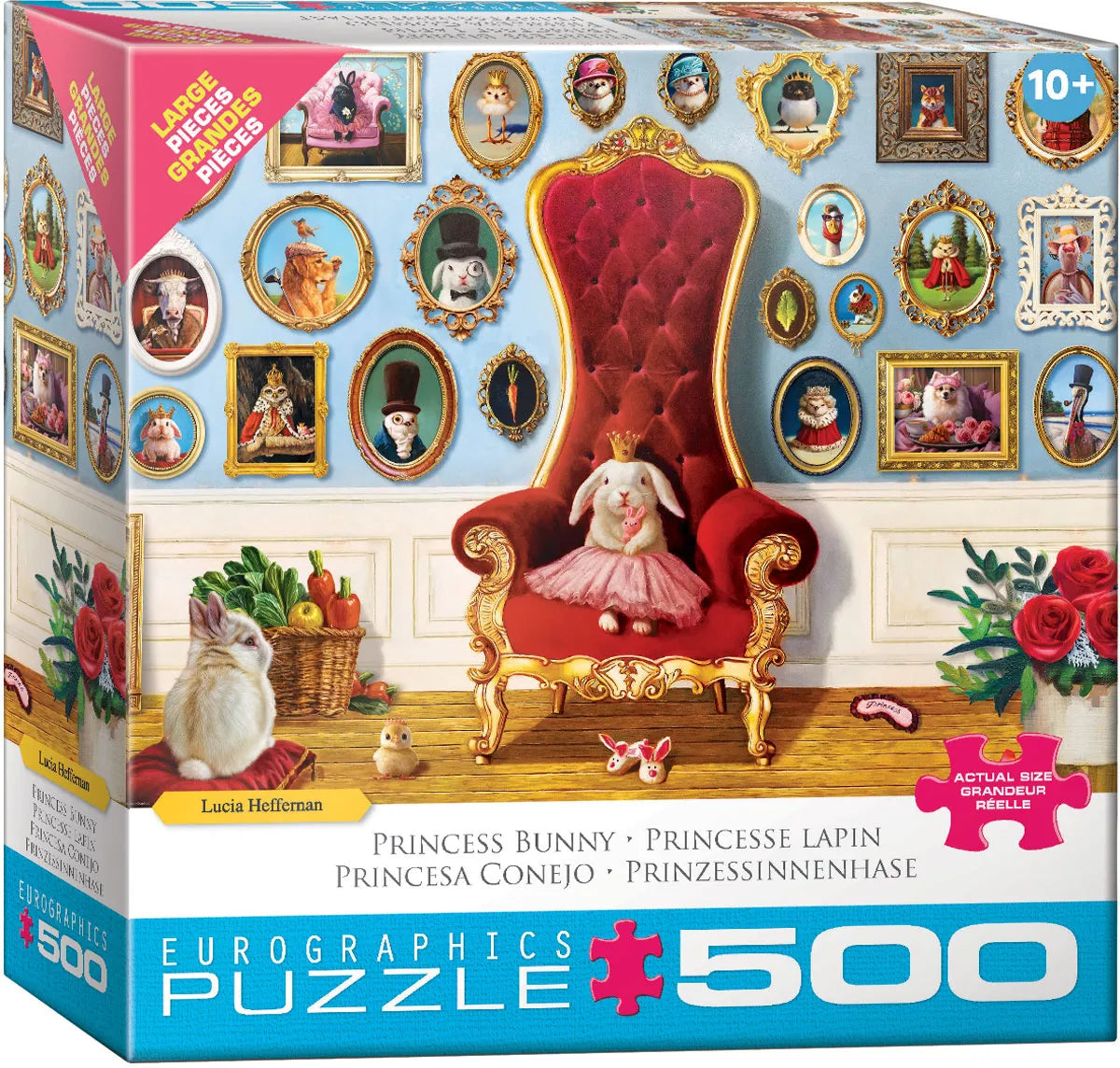 Princess Bunny by Lucia Heffernan, 500  Piece Puzzle