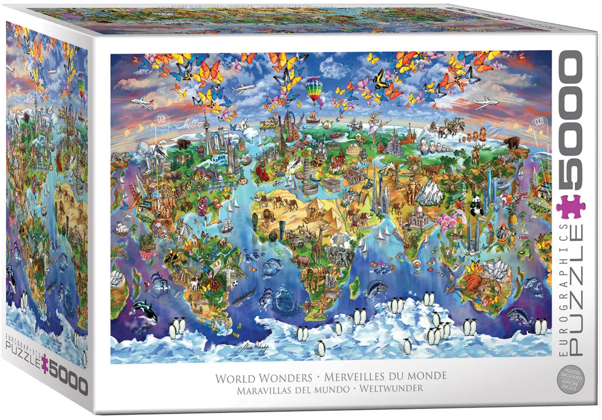 World Wonders by Maria Rabinky, 5000 Piece Puzzle