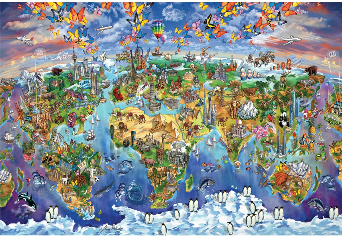World Wonders by Maria Rabinky, 5000 Piece Puzzle