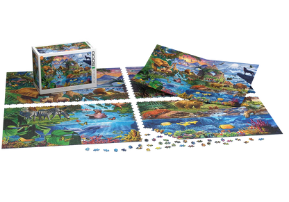Animals of the World by Steve Crisp, 5000 Piece Puzzle