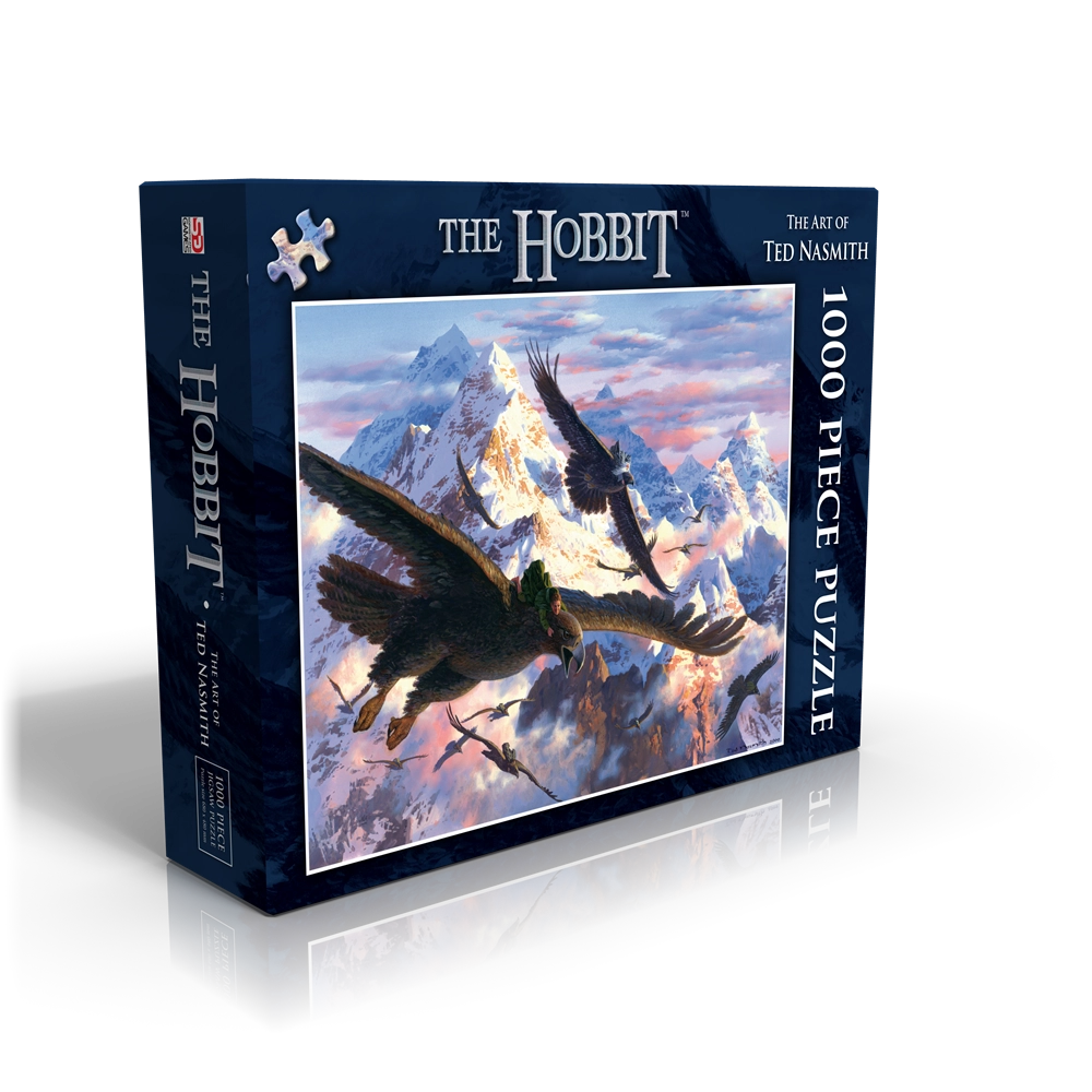 The Hobbit: Bilbo and the Eagles by Ted Nasmith, 1000 Piece Puzzle