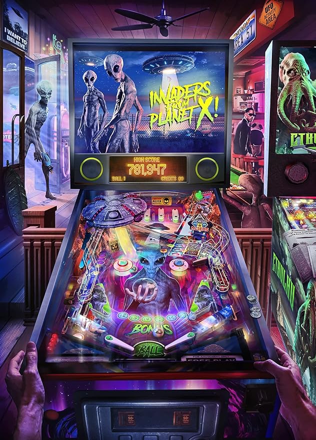 Pinball Invasion by Rachid Lotf, 1000 Piece Puzzle