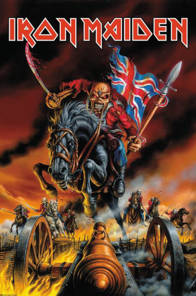 Iron Maiden England plakat