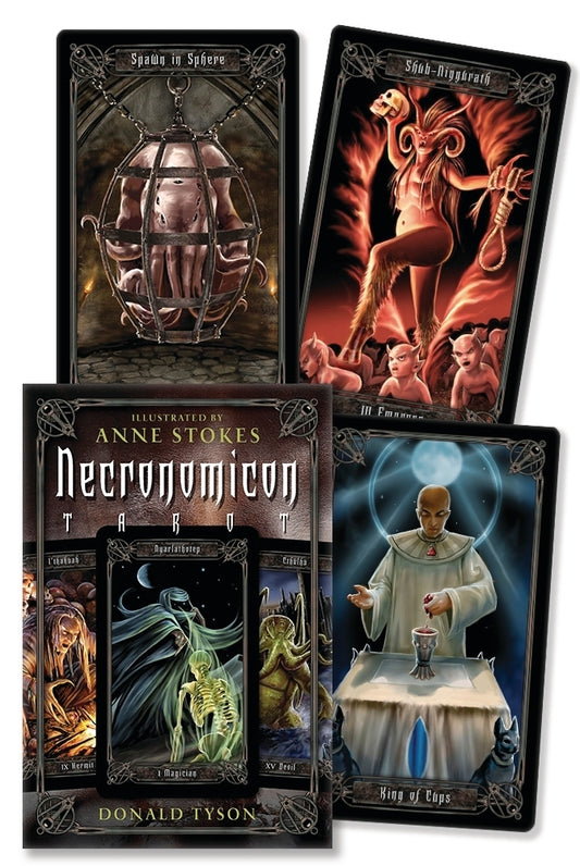 Necronomicon Tarot door Anne Stokes &amp; Donald Tyson, Tarotkaarten
