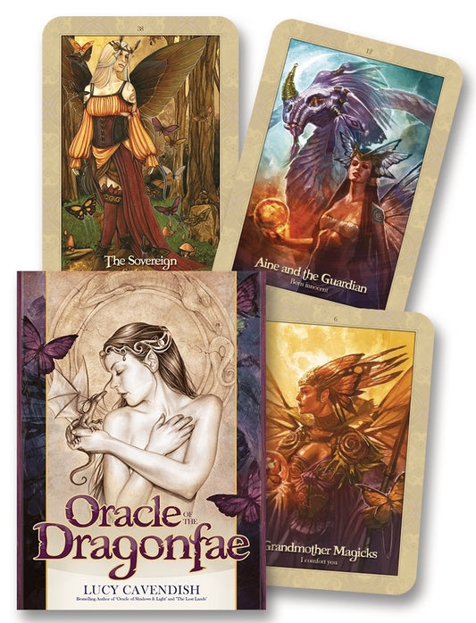 Oracle of the Dragonfae  BY Lucy Cavendih, Oracle Cards