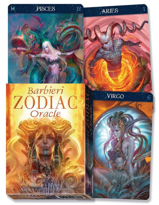 Barbieri Zodiac by Paolo Barbieri & Barbara Moore, Oracle Cards