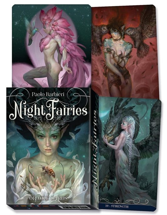 Night Fairies Oracle Cards by Paolo Barbieri, Rachel Paul, Oracle Cards